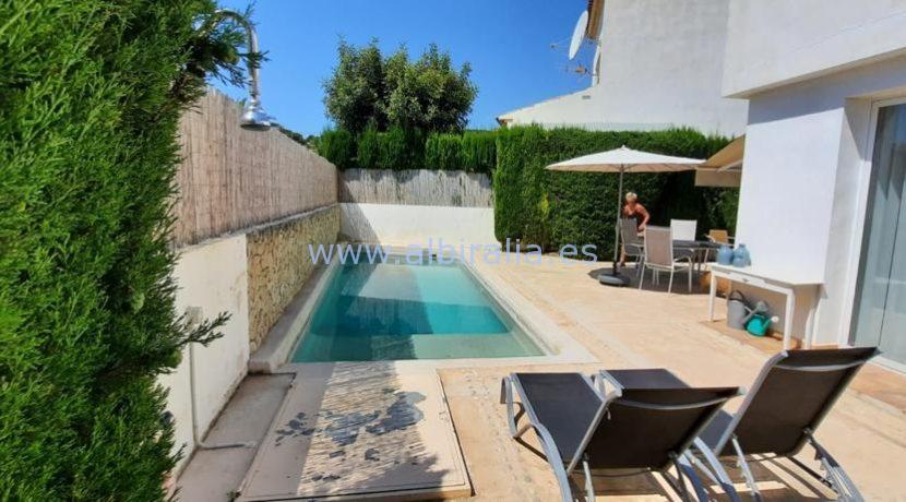 Garden and private pool urb Belmonte Den Norske Skole Alfaz