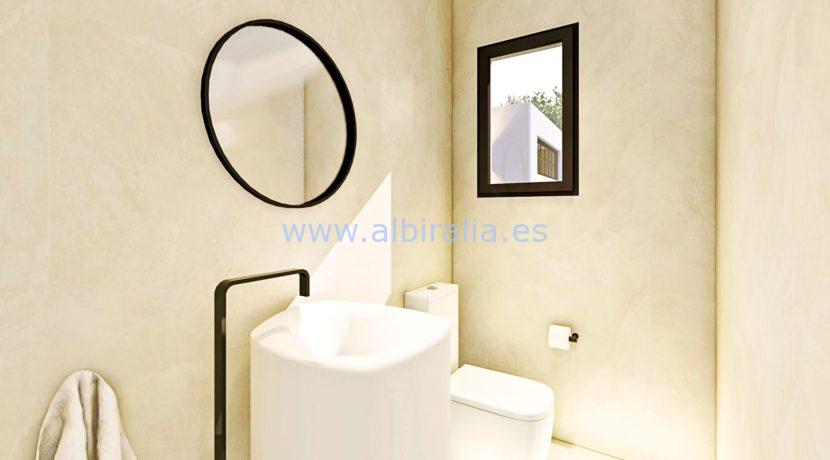 Long term rent villa Albir bathroom 2