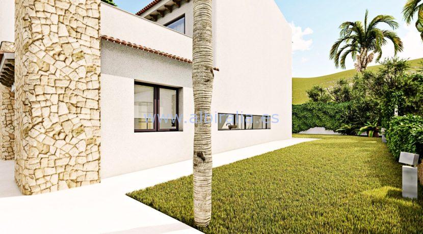 Long term rent villa Albir green private area