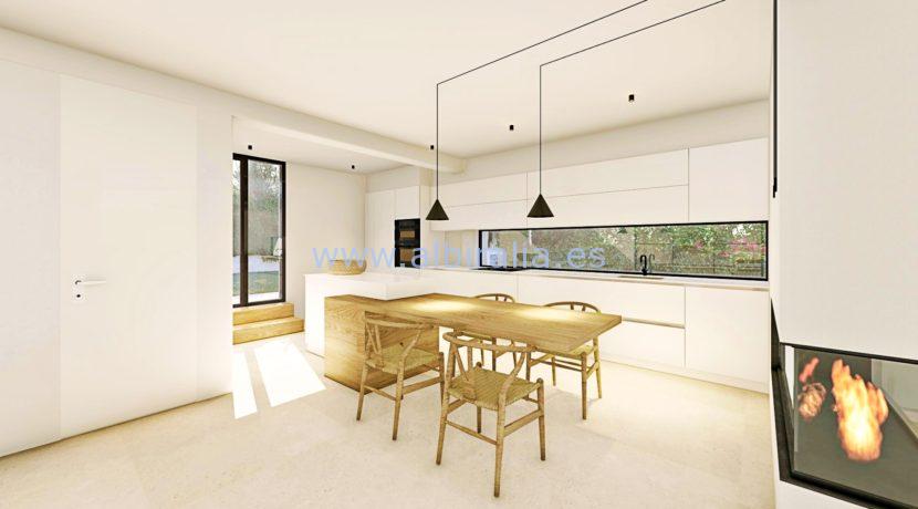 Long term rent villa Albir kitchen