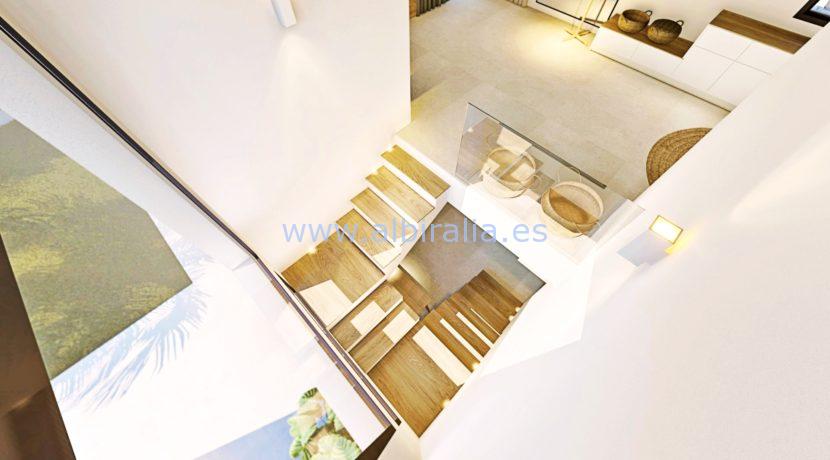 Long term rent villa Albir look from the roof