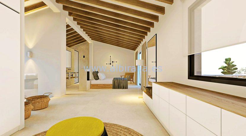 Long term rent villa Albir spacios master bedroom