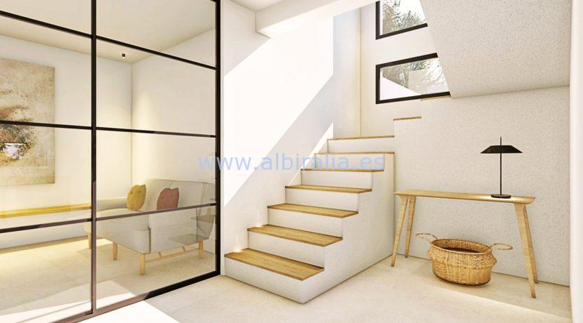Long term rent villa Albir stairs