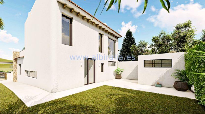 Long term rent villa Albir view from the corner