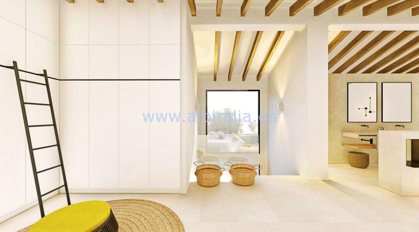 Long term rent villa Albir warderobe main bedroom