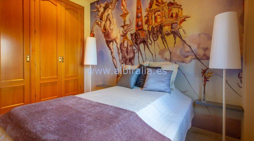 bedroom with sea view