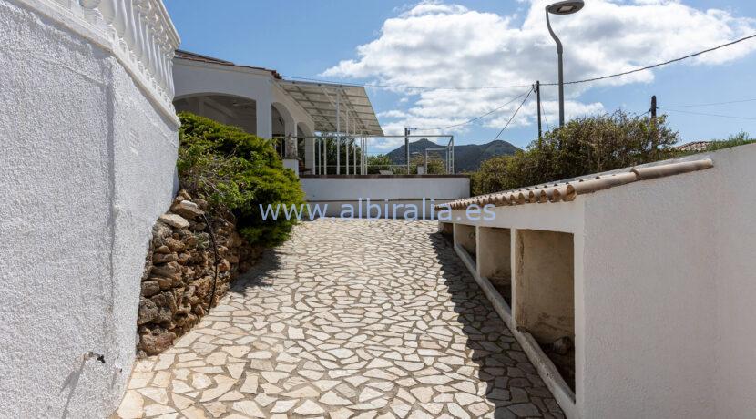 Mediterranean home with solar panels for sale
